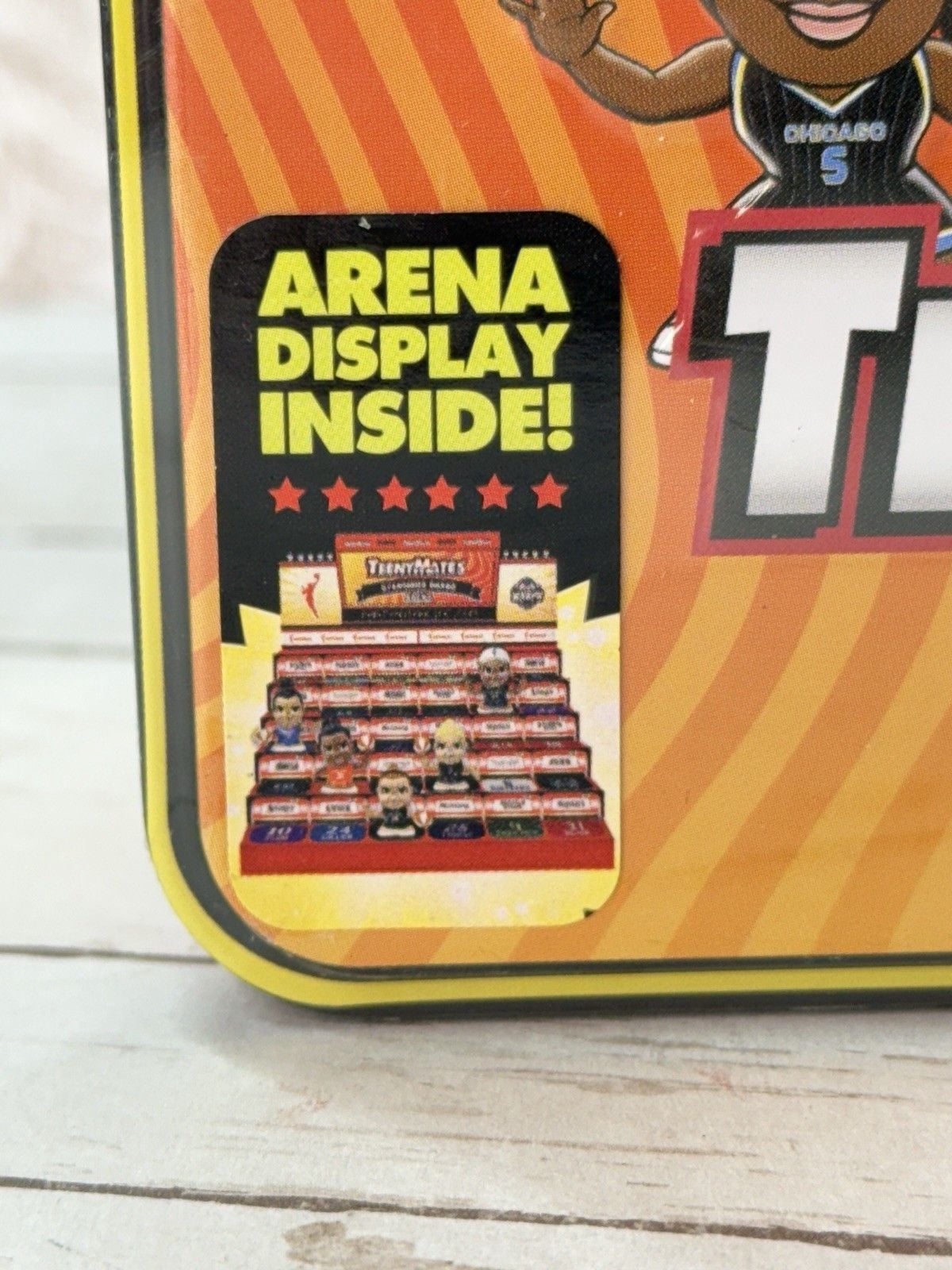 Party Animal WNBA Collector Tin Set Arena Display Exclusive Pink Ice TeenyMate 3