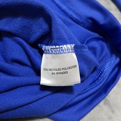 PETER MILLAR Men's Sz Lg Forge Performance Quarter-Zip Pullover Sapphire Blue 7