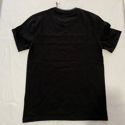 DKNY Men's Black Crew Neck T-Shirt with White Logo Stripe Size S New With Tags 9