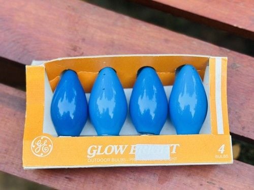 NIB NOS Vintage General Electric Glow Bright C7 Set Of 3 Boxes Christmas Lights 7