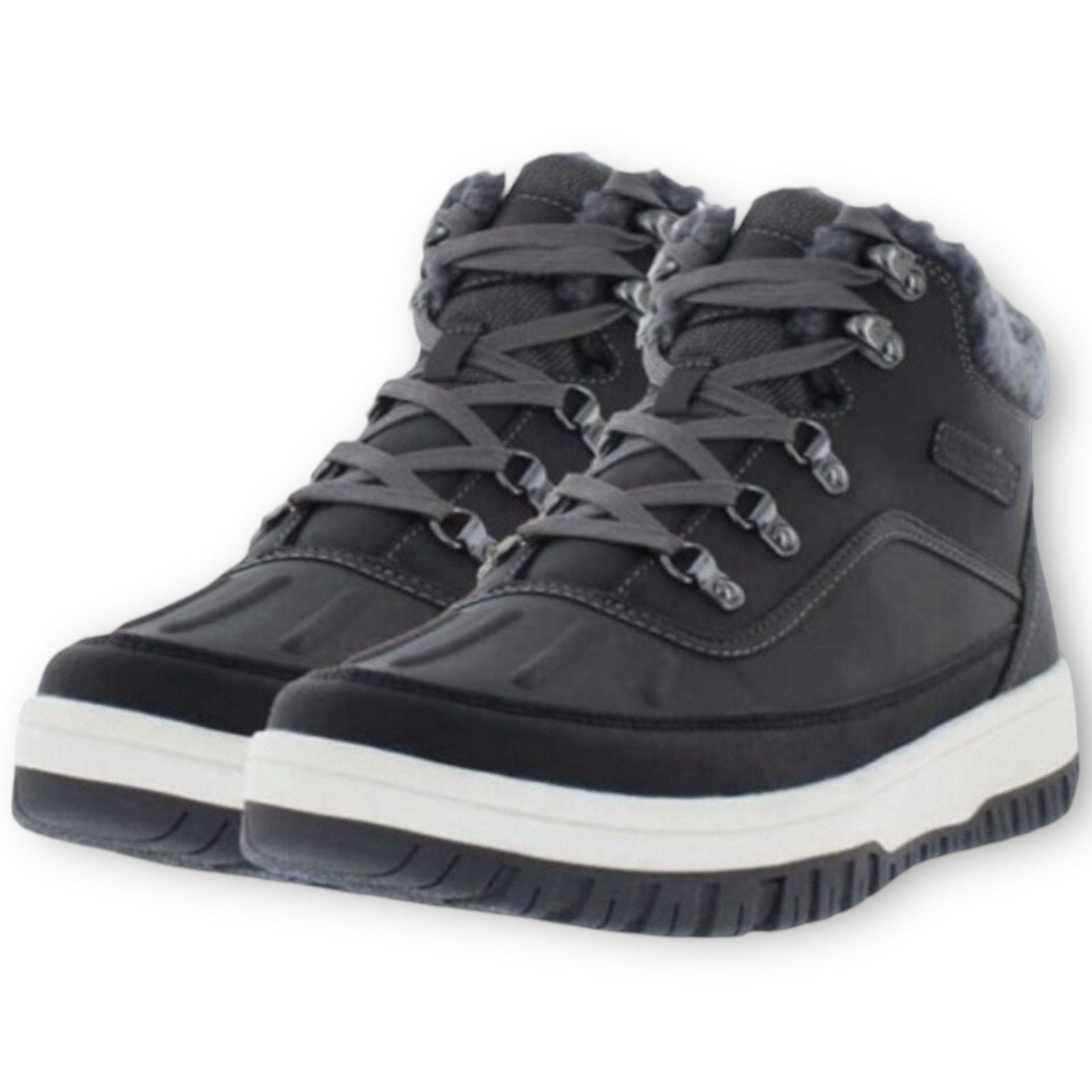 NWT Weatherproof Landon Men’s Suede Sneaker Boots – Grey – Size 13 5