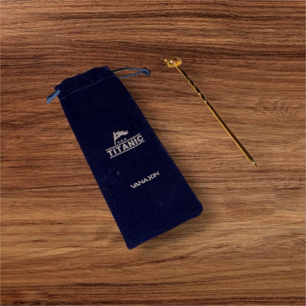 Golden Fox-Head Metal Hair Stick by VANAXIN – Titanic Collection