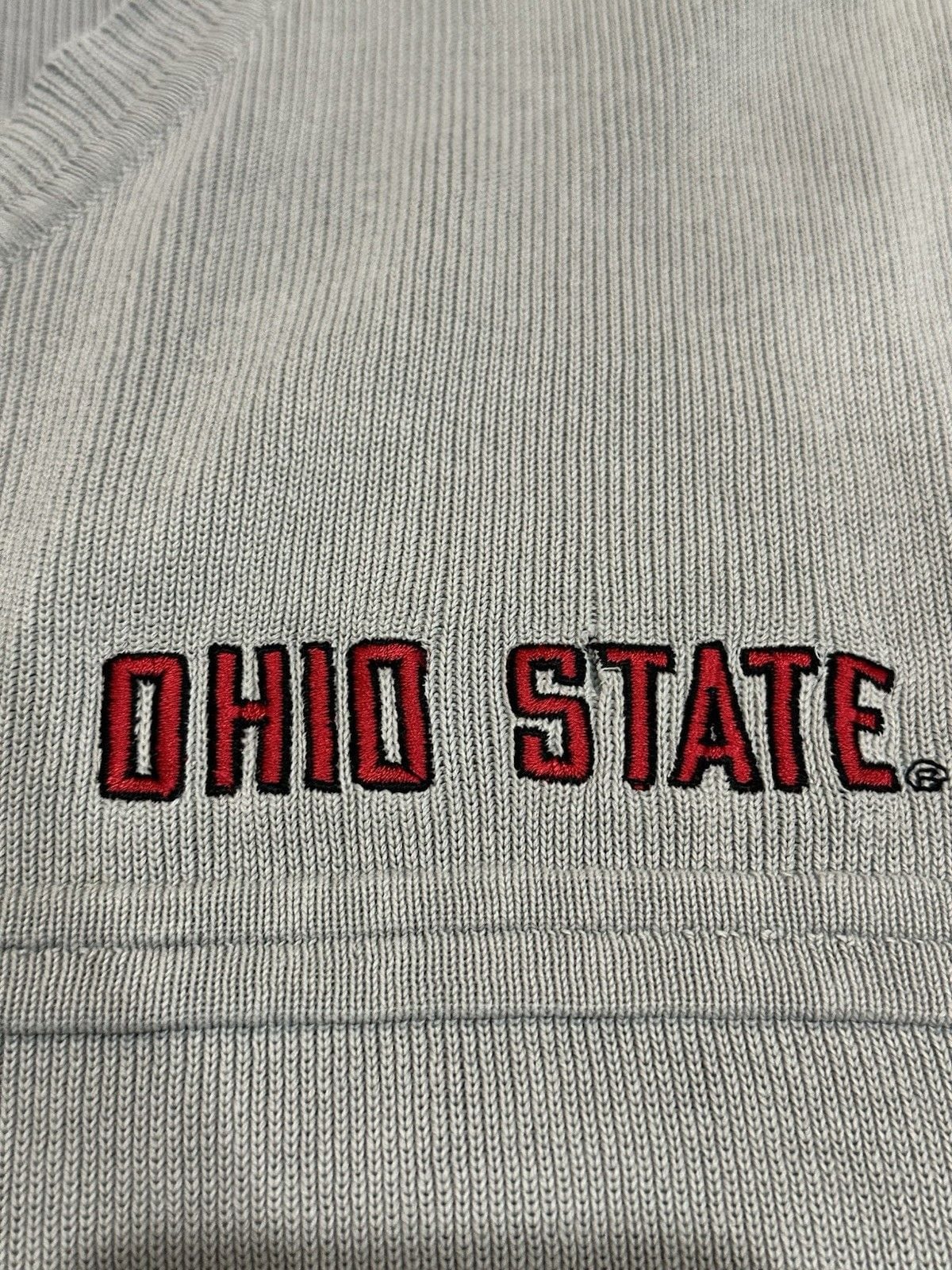 Vtg Nike Ohio State University Sweater Vest Mens XL Gray Y2K Team Buckeyes L8 5