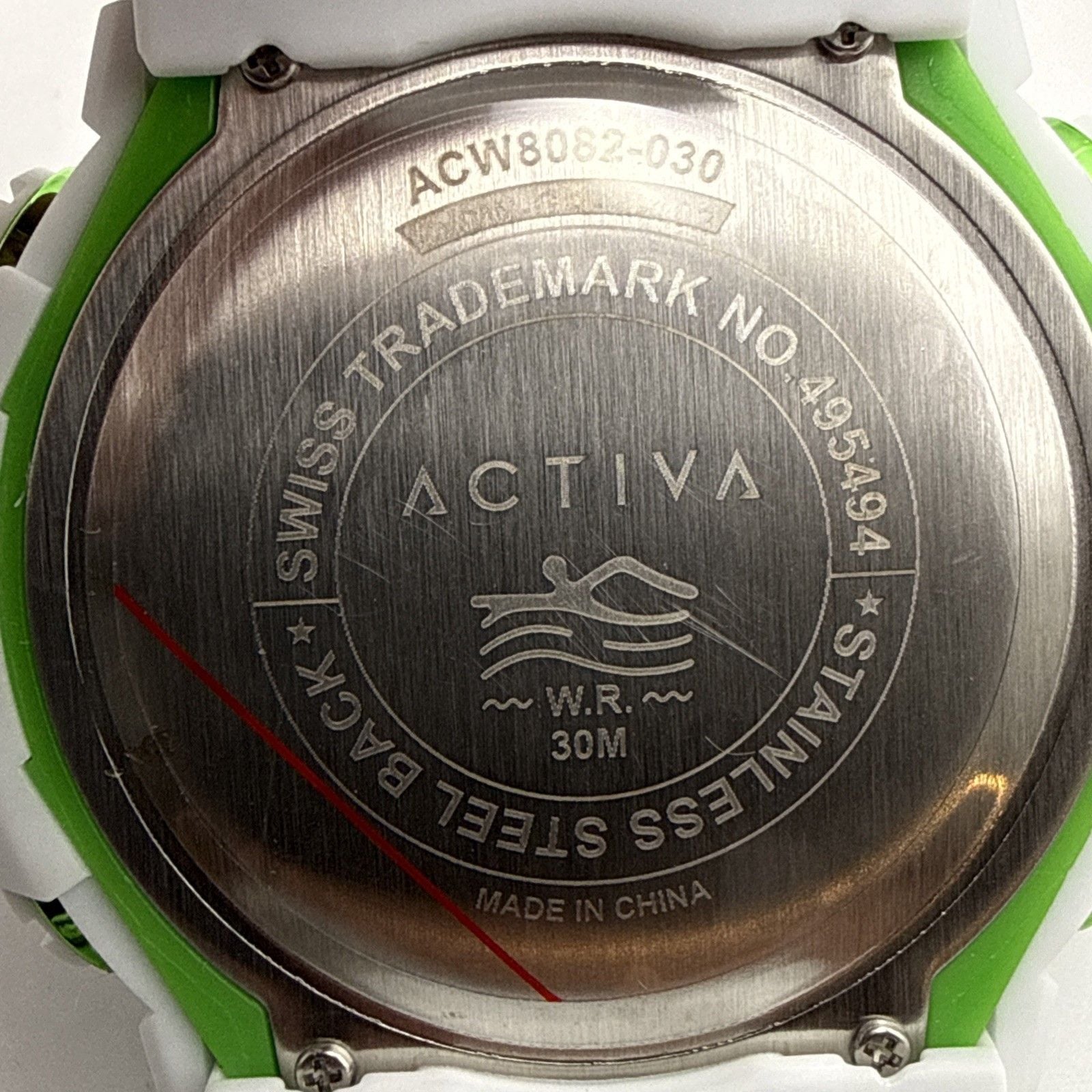 Activa x Invicta Digital Essentials White Green 50mm Watch ACW8082-030 NIB 13