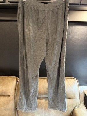 Polo Ralph Lauren Men's Gray Waffle Knit Drawstring Logo Pajama Pants XL 7