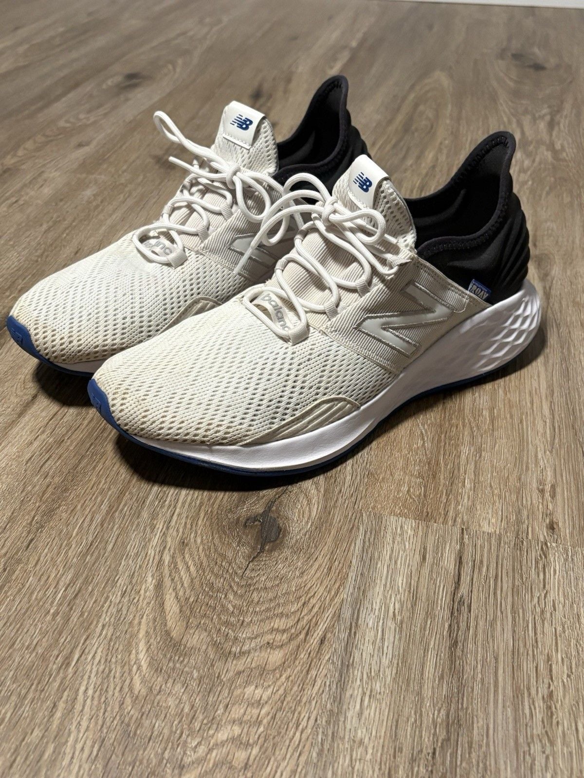 New Balance Fresh Foam Roav White Navy Gum Men's Running Shoes Size 11 11