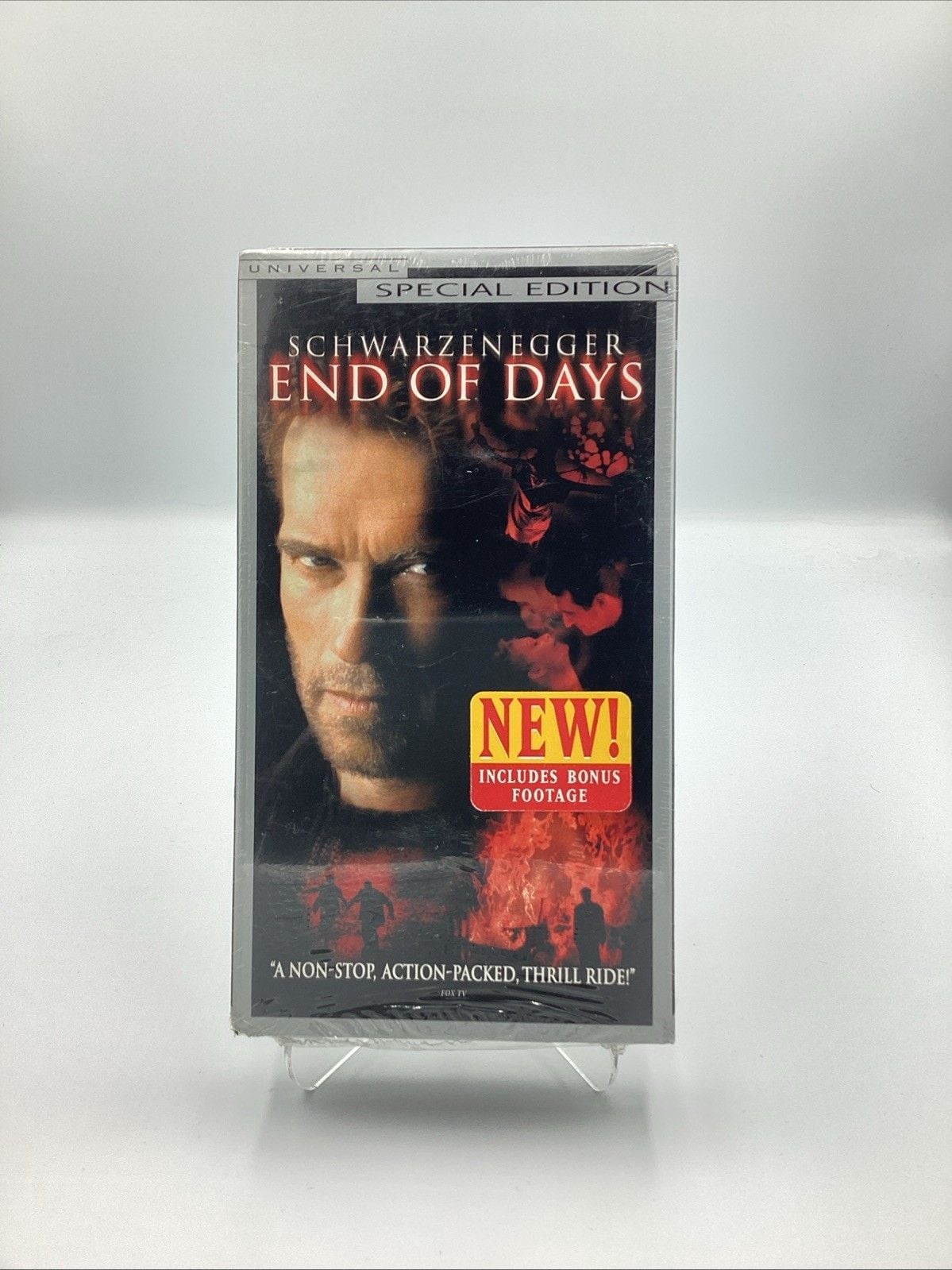 End of Days (VHS, 2000, Special Edition) Arnold Schwarzenegger BRAND NEW SEALED 1