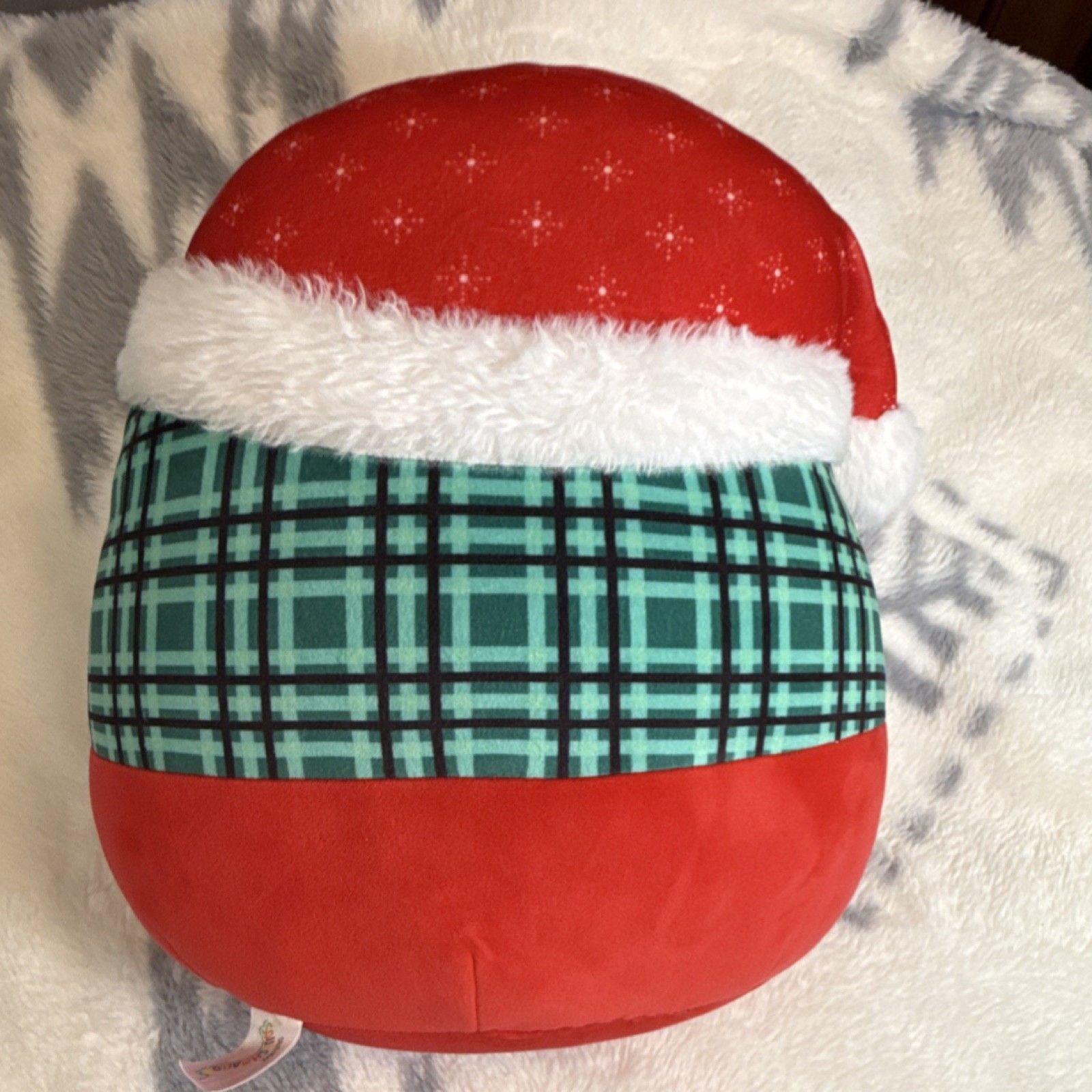 Squishmallows Santa Claus Medium Plush Doll Red White Green Christmas 2