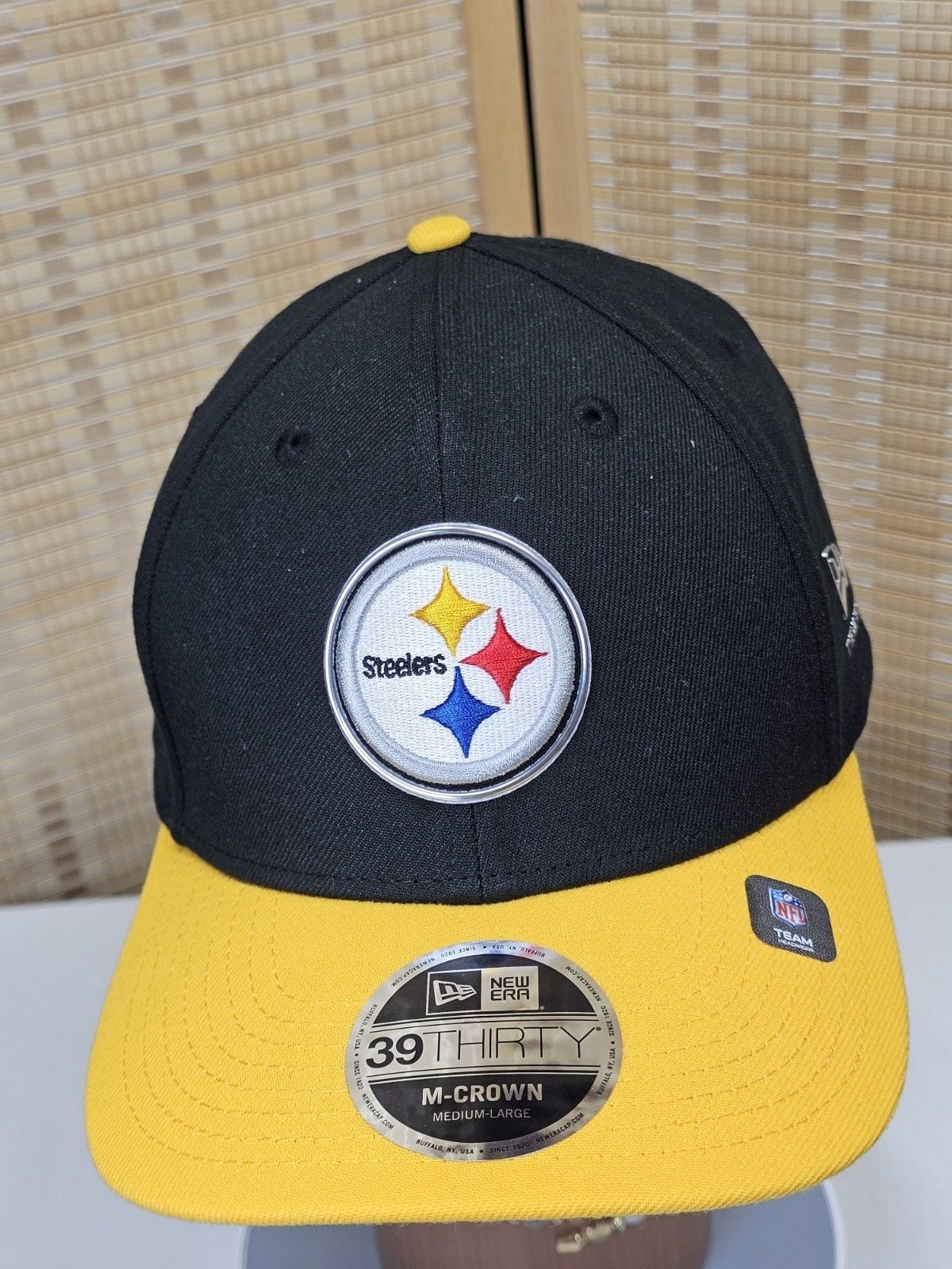 TITLE New Era Steelers 2026 NFL Draft 39THIRTY M-Crown Hat M/L 2