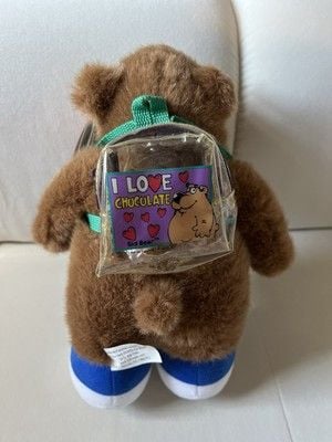 Brown Bear Sid Plushie Teddy 90s 1998 10” 2