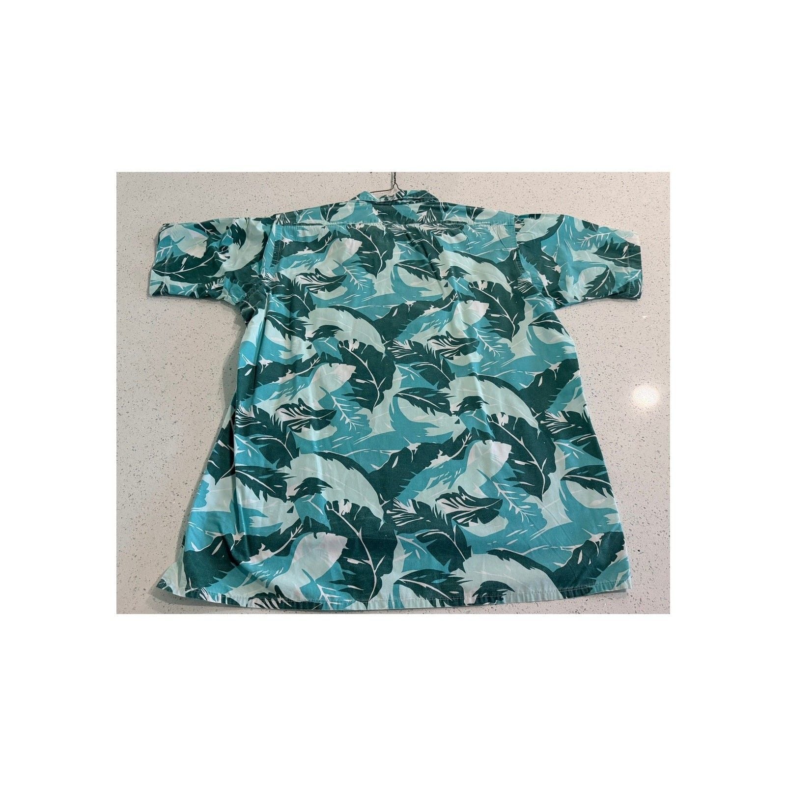 Vintage Jos. A. Bank Hawaiian Shirt Size Large Mens Made in USA 7