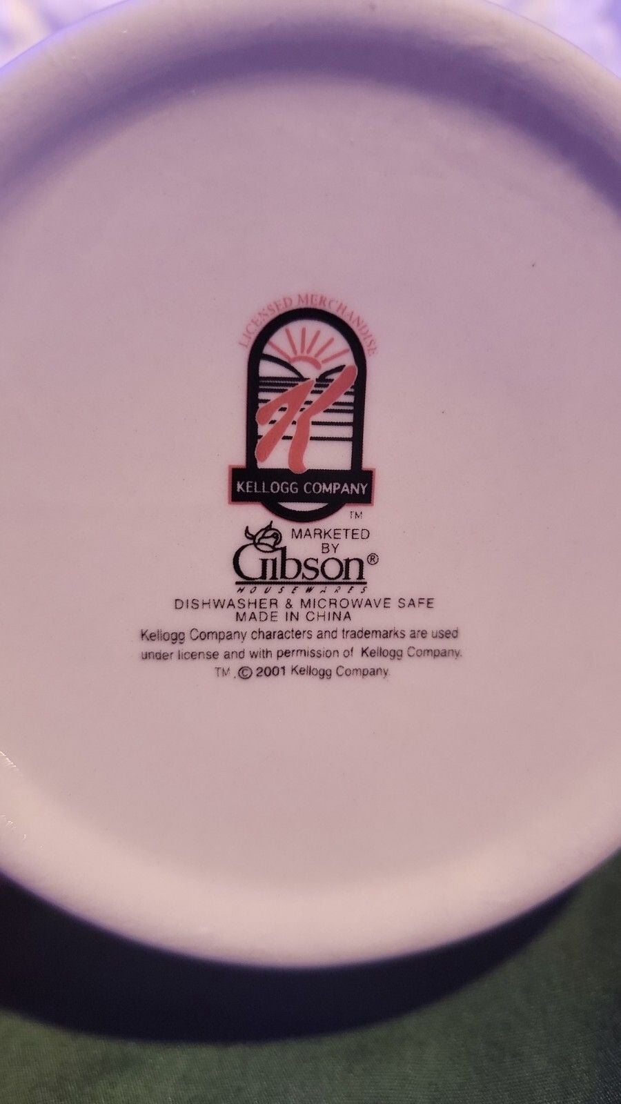 Kellogg's Tony the Tiger “They’re G-r-r-reat” Ceramic Platter/Plate and Cup Set 17