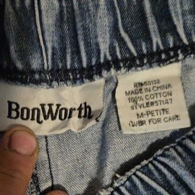BonWorth Denim Pants & Terra Sky Cardigan Set Blue Gray Womens Plus Size 1X MP 3