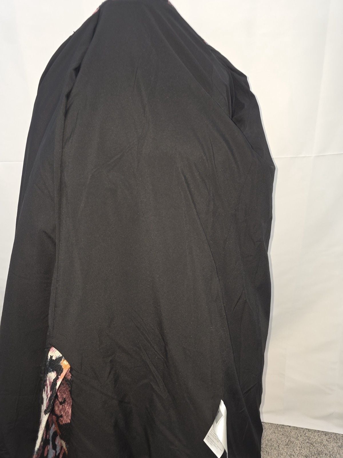 Chico's Women's NWT Modern Topper Jacket Floral Ikat Print Black Sz 1 US 8/10 5