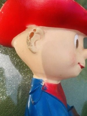 VTG 1960’s Maypo Maple Oatmeal Cereal Advertising Mascot Marky Maypo Vinyl Toy 13
