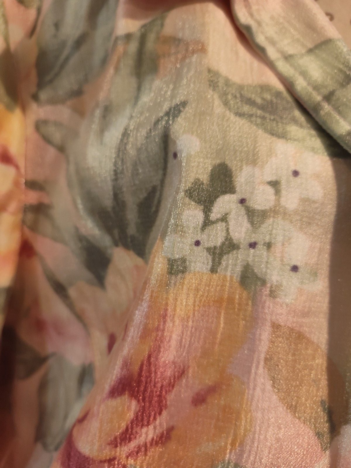 Vintage Alfred Dunner Shimmering Botanical & Floral Blazer in Size 18 Fits XL EC 3