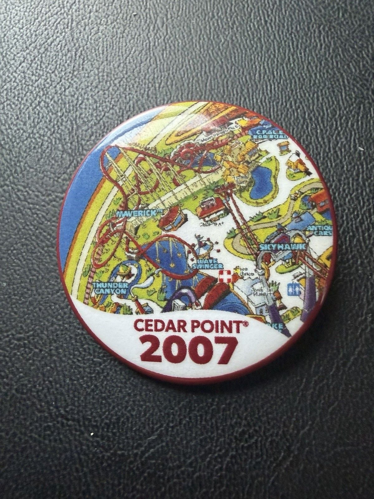 Cedar Point 2007 Collectible Button 1