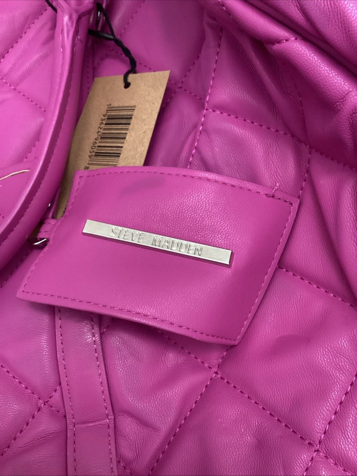 Steve Madden Mulberry BSpeedy Puffy Overnight Bag W Shoulder Strap NWT 6