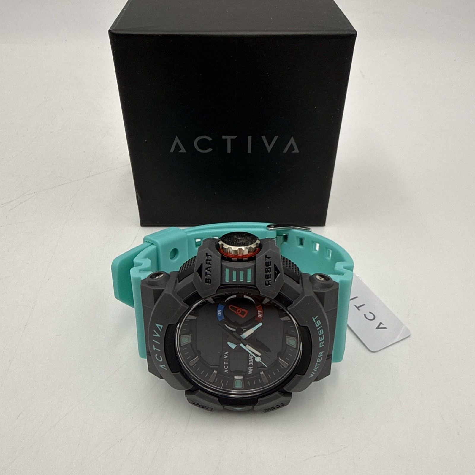 Activa Vord X Invicta Digital Men’s Watch 49mm Light Blue ACW8043-007 New In Box 5