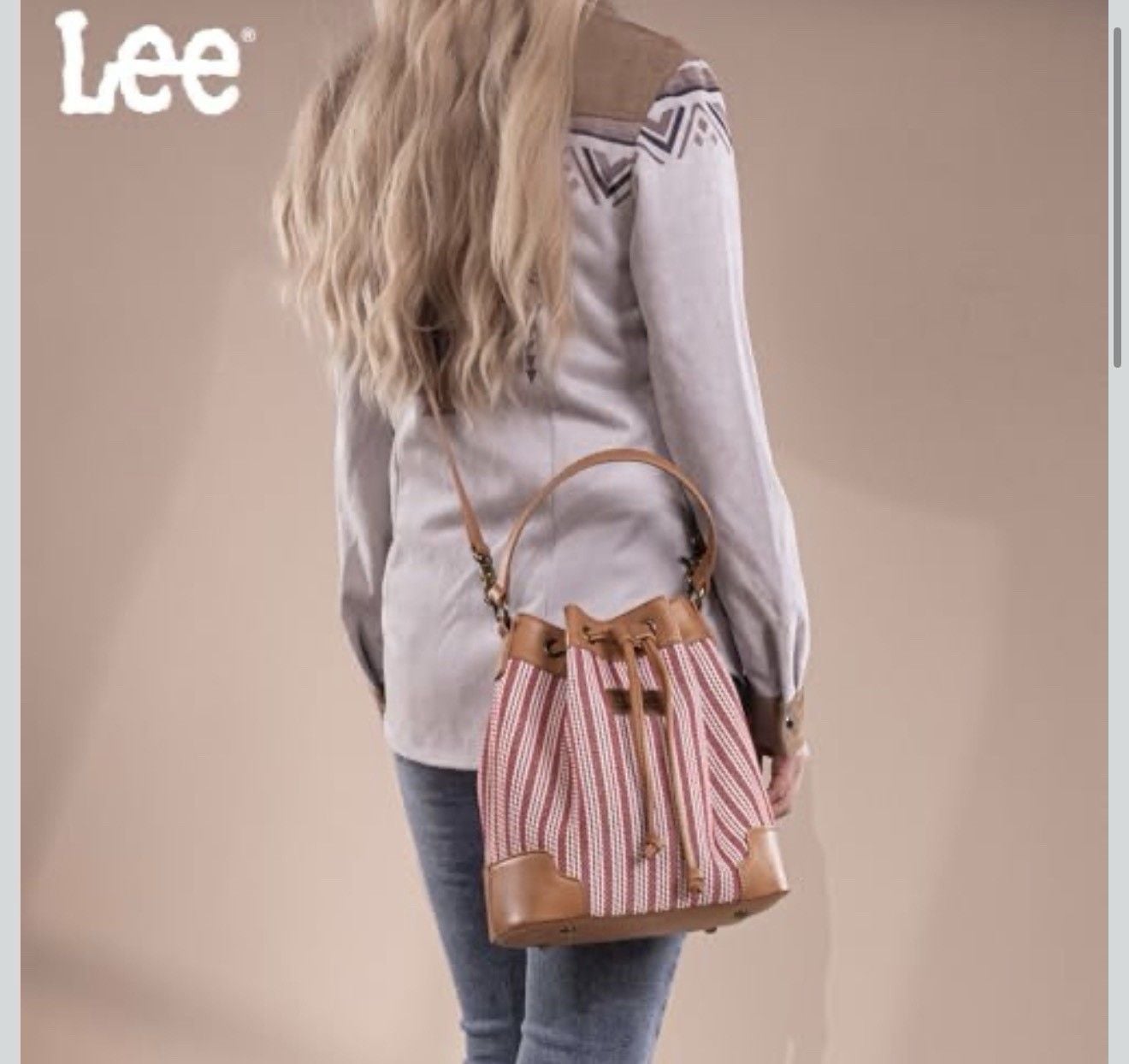 Montana West x Lee Bucket Bag Drawstring Hobo Purses Crossbody Shoulder Handbags 5