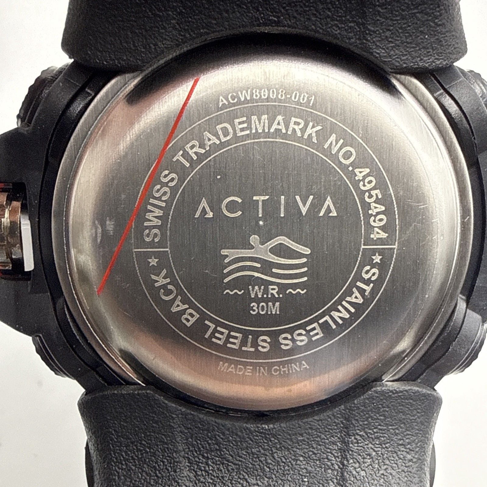 Activa Decus X Digital Men’s Watch Black Camo 49mm ACW8008-001 New In Box 14