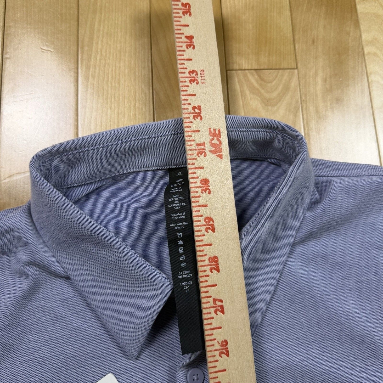 Lululemon Commission Button Up Shirt Men’s XL grey Stretch Business Casual NWT 12