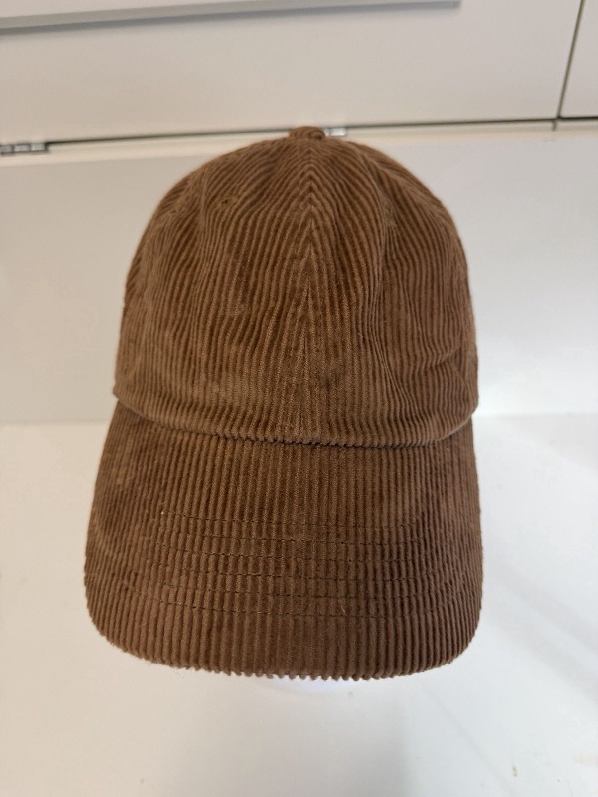 J Crew Women's Brown Corduroy Ballcap Adjustable Preppy Autumn 2