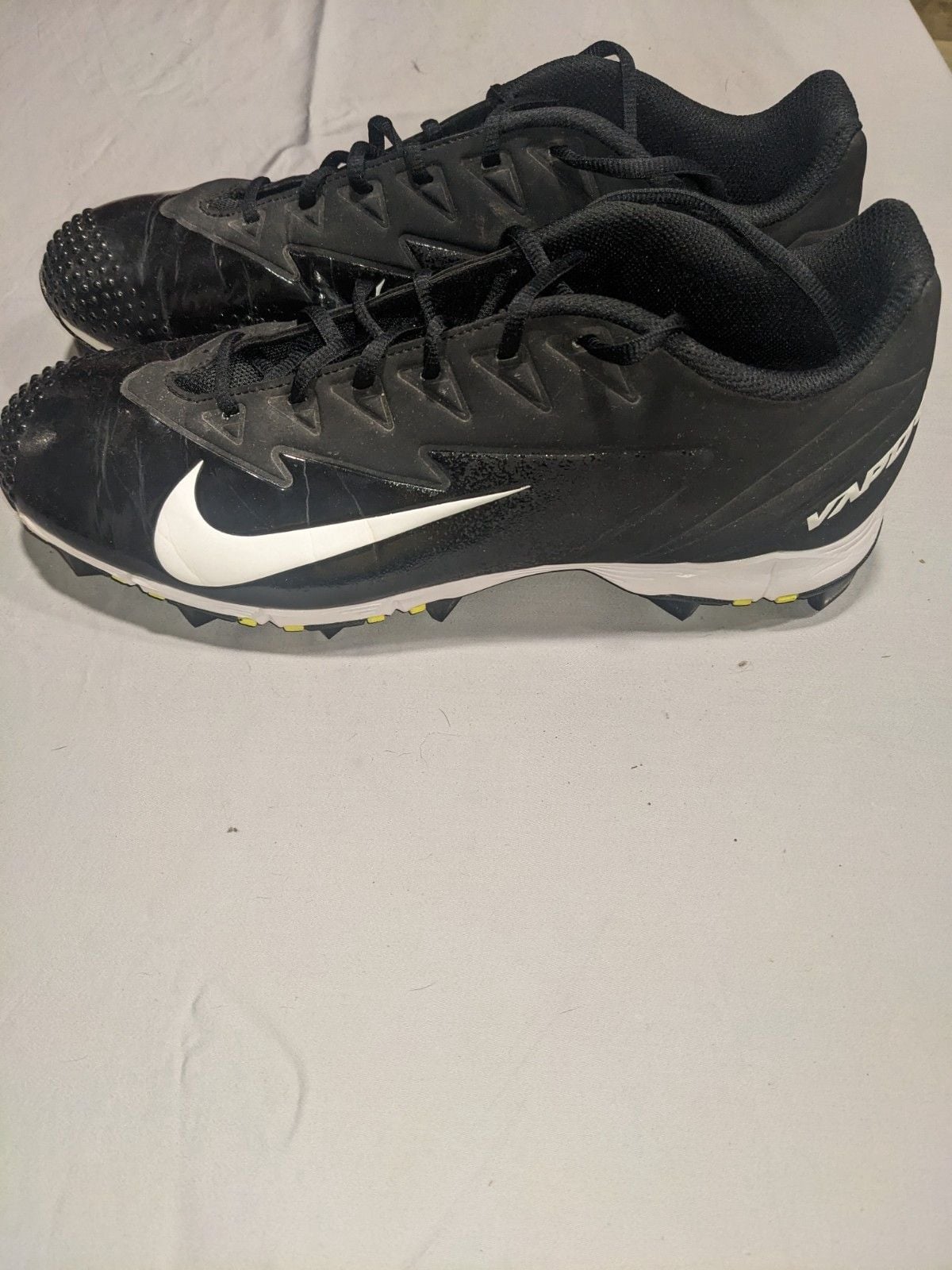 Nike vapor ultra vapor cleats black mens size 12 6
