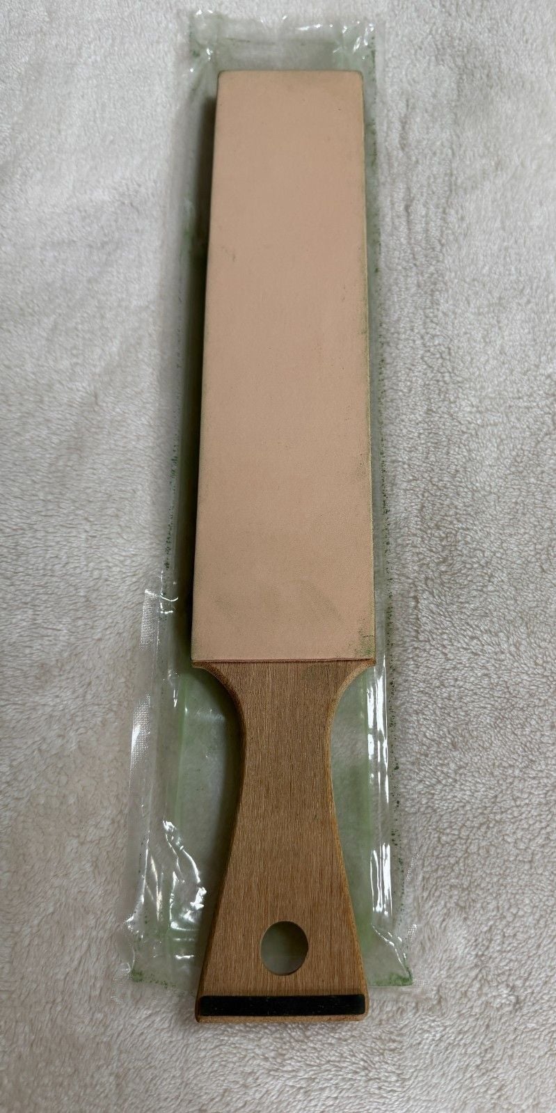 Cheefarcut Double Sided Leather Knife Sharpening Strop Paddle + Stropping Pad 2