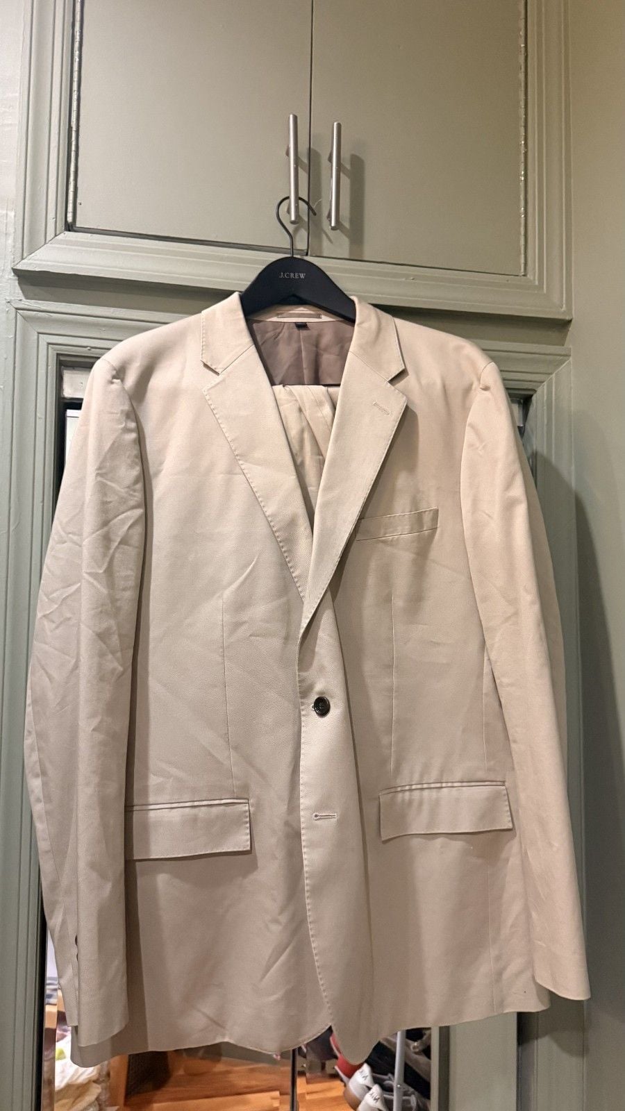J. Crew Ludlow Slim-fit suit jacket / suit pants in Italian Chino | 46L + 36/30 4