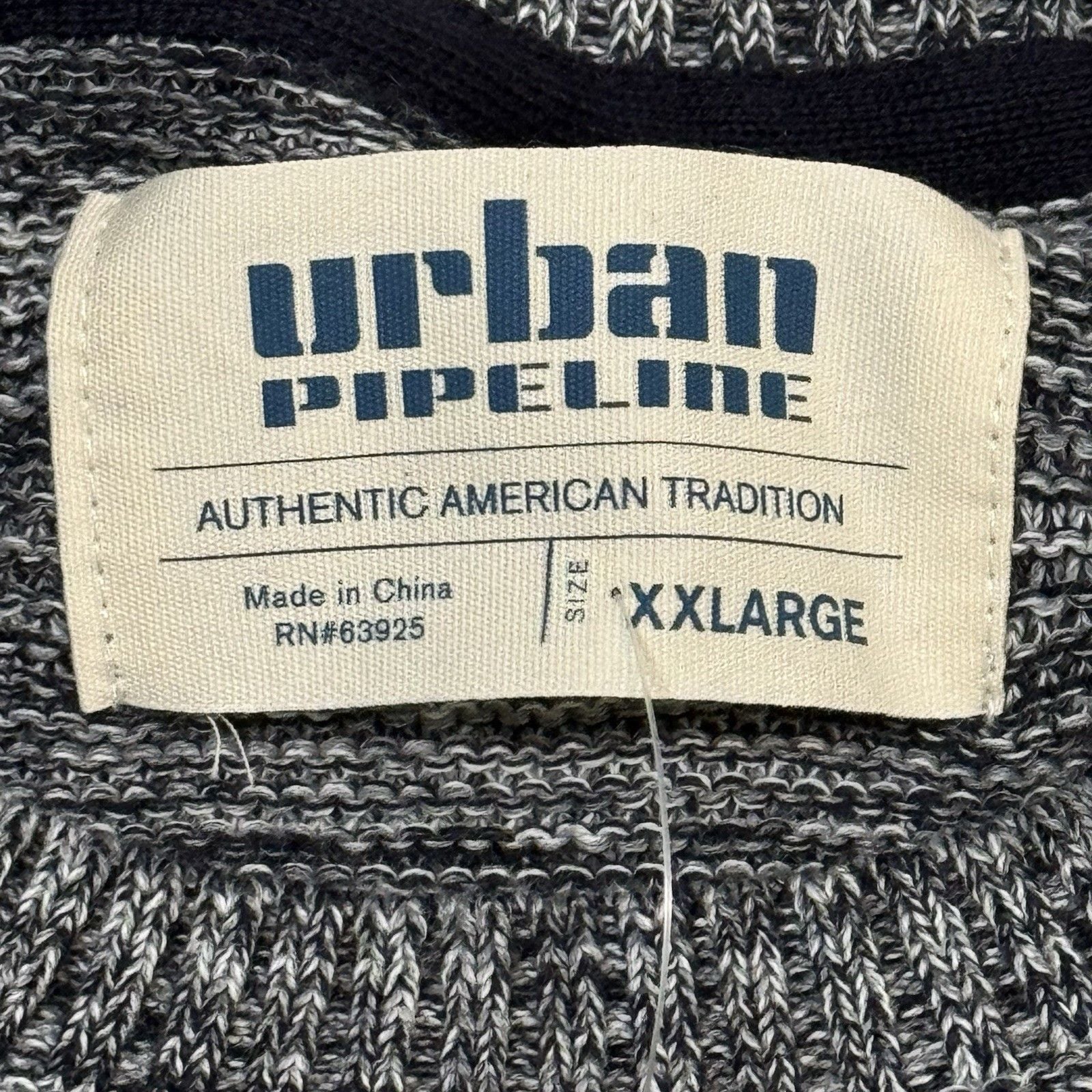 NWT Discontinued Grandpa Sweater Uban Pipeline 100%Cotton Mens Knit Sweater XXL 4