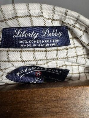 Hathaway Men’s Button Down Business Casual Oxford White 100% Combed Cotton Large 7