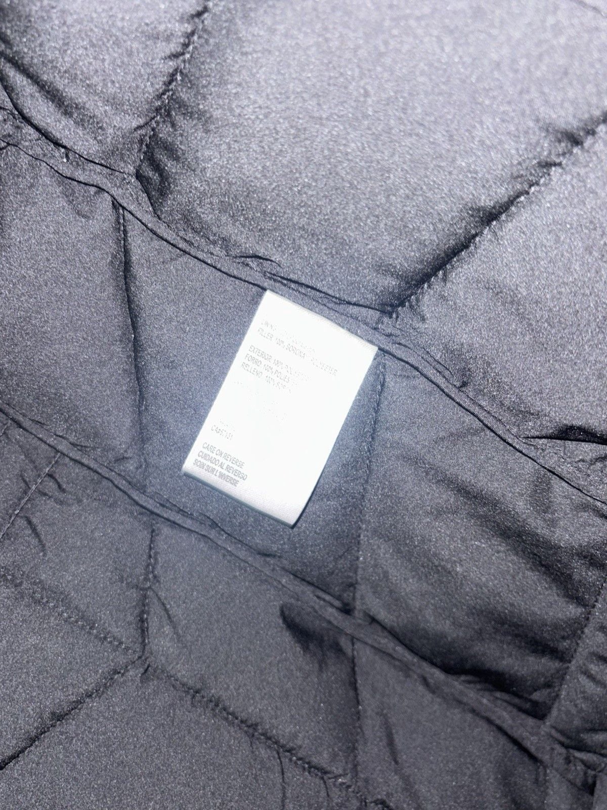 Calvin Klein Performance Womens Black Hooded Puffer Jacket Quilt M 7