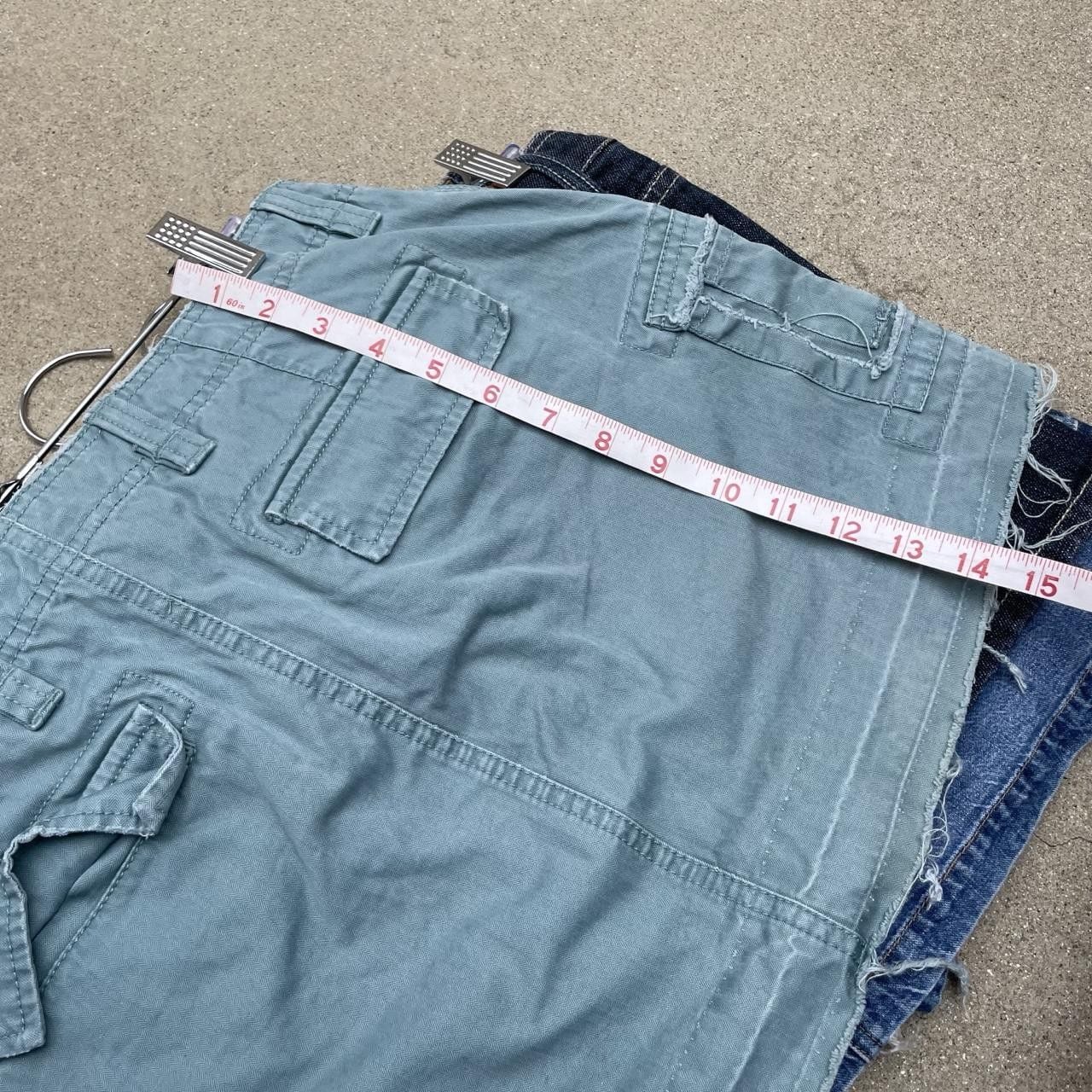 Old Navy heathered green cargo mini skirt  8