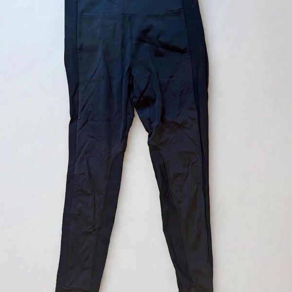 Athleta Women's Black Leggings Size S Nylon Spandex Zip Pocket