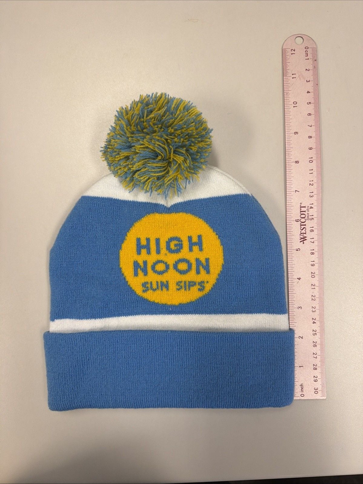 High Noon Sunsips Seltzer Vodka Beanie Hat & Decals New Without Tags 5