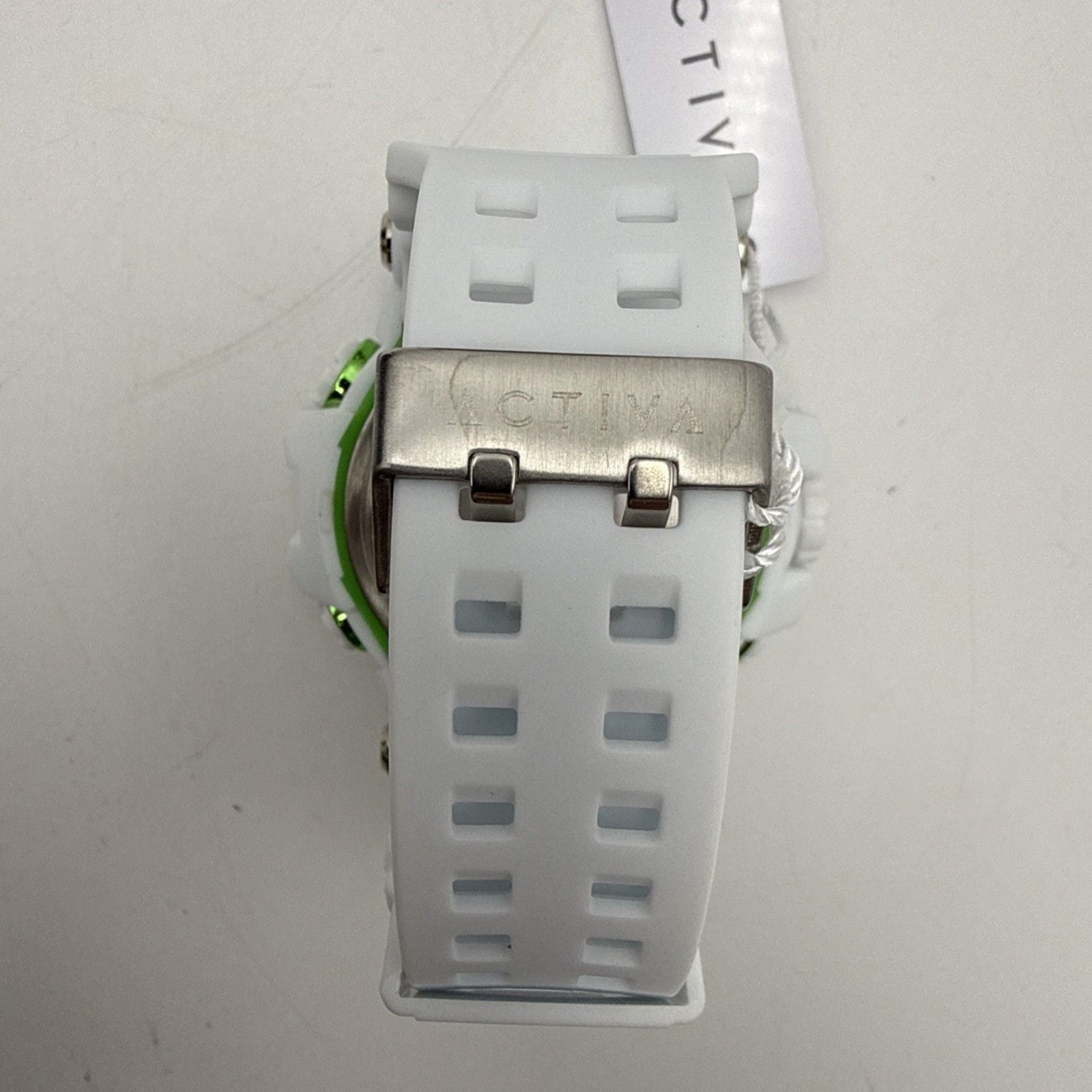 Activa x Invicta Digital Essentials White Green 50mm Watch ACW8082-030 NIB 10