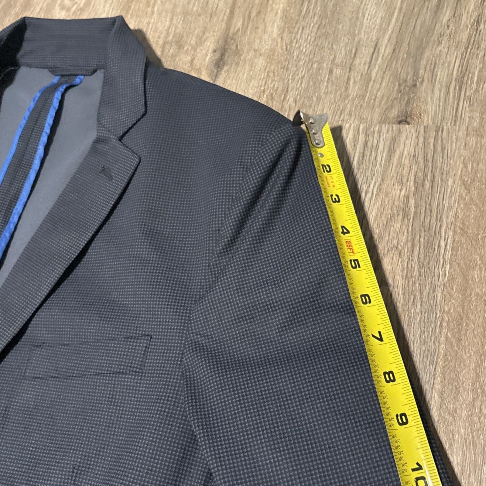 Twillory Performance Blazer Men Gray 4-Way Stretch Cooling Tech Travel Fall 46L 14
