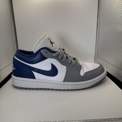 Jordan 1 Low French Blue/Stealth Wms 7.5 6