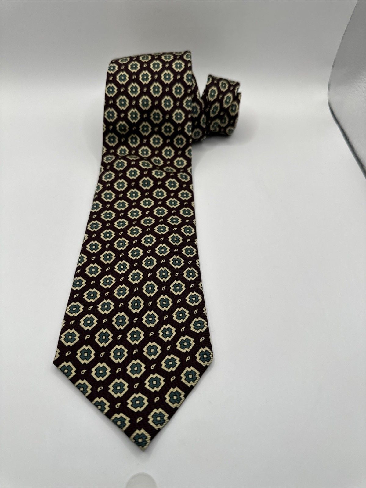 Polo Ralph Lauren Vintage 100% Silk Handmade USA Necktie 3