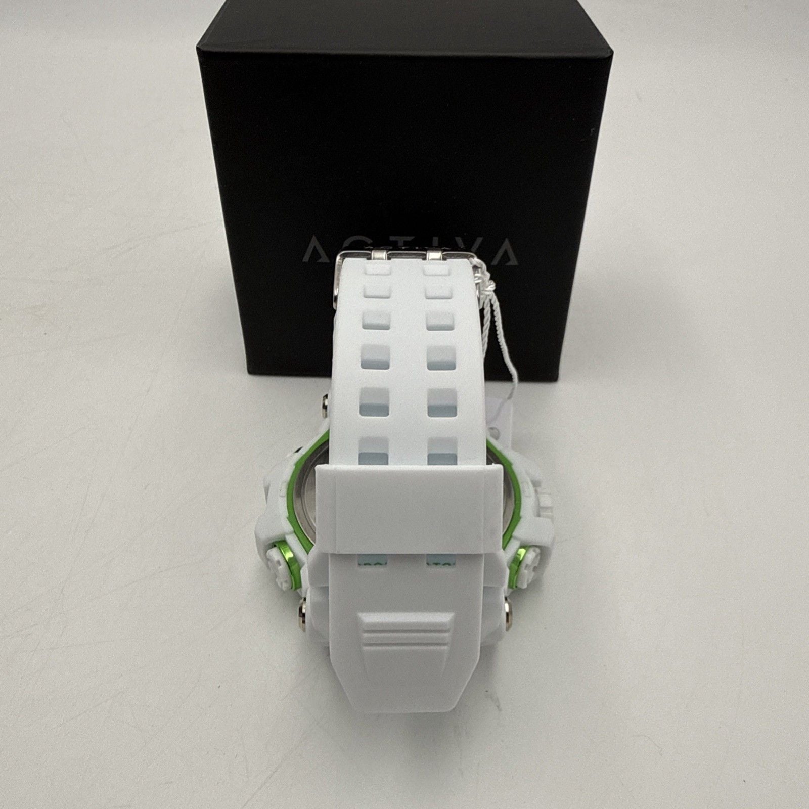 Activa x Invicta Digital Essentials White Green 50mm Watch ACW8082-030 NIB 8