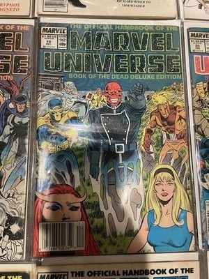 Marvel Universe Comic Book Lot of 17 Vintage 1985 Encyclopedia Like 11
