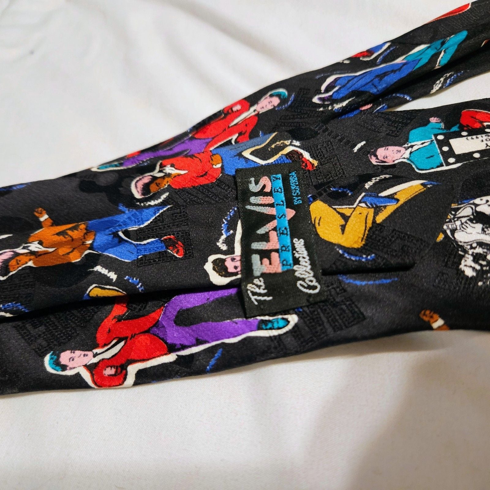 Elvis Presley Collection Neck Tie All Shook Up Licensed Novelty Rock N Roll Silk 4