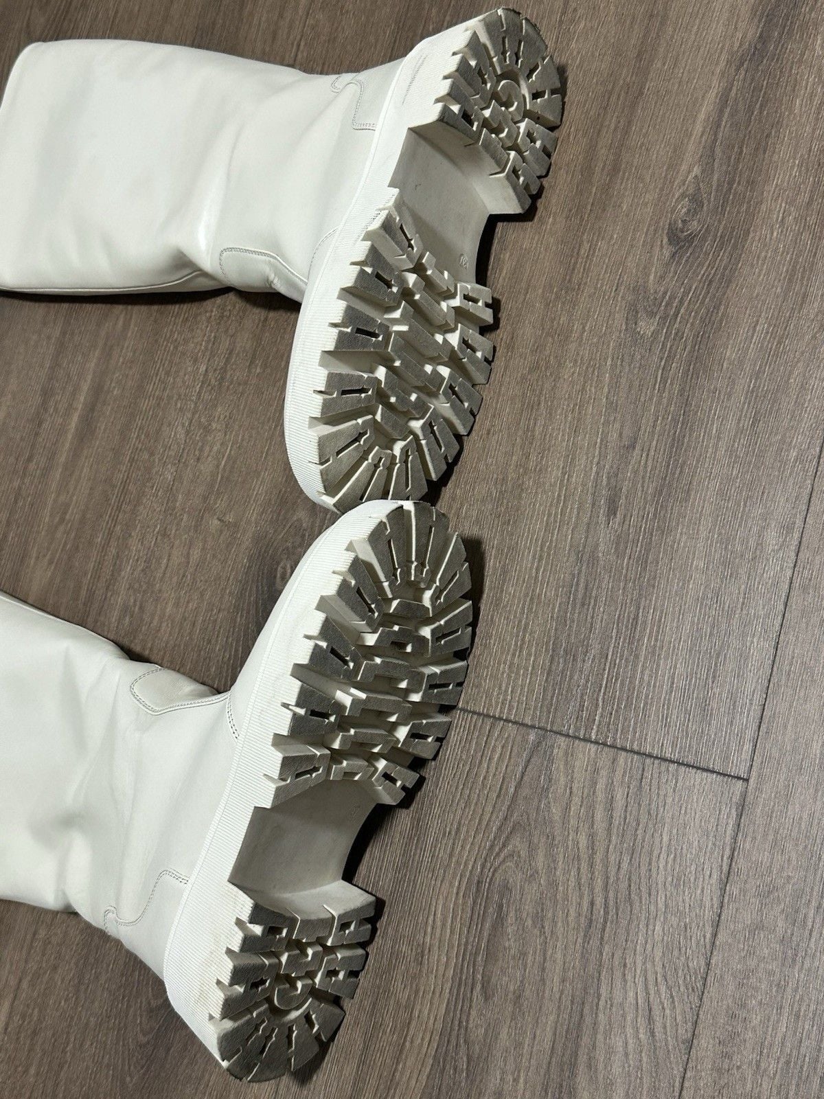Women's Knee High Boots Size 7 White 15
