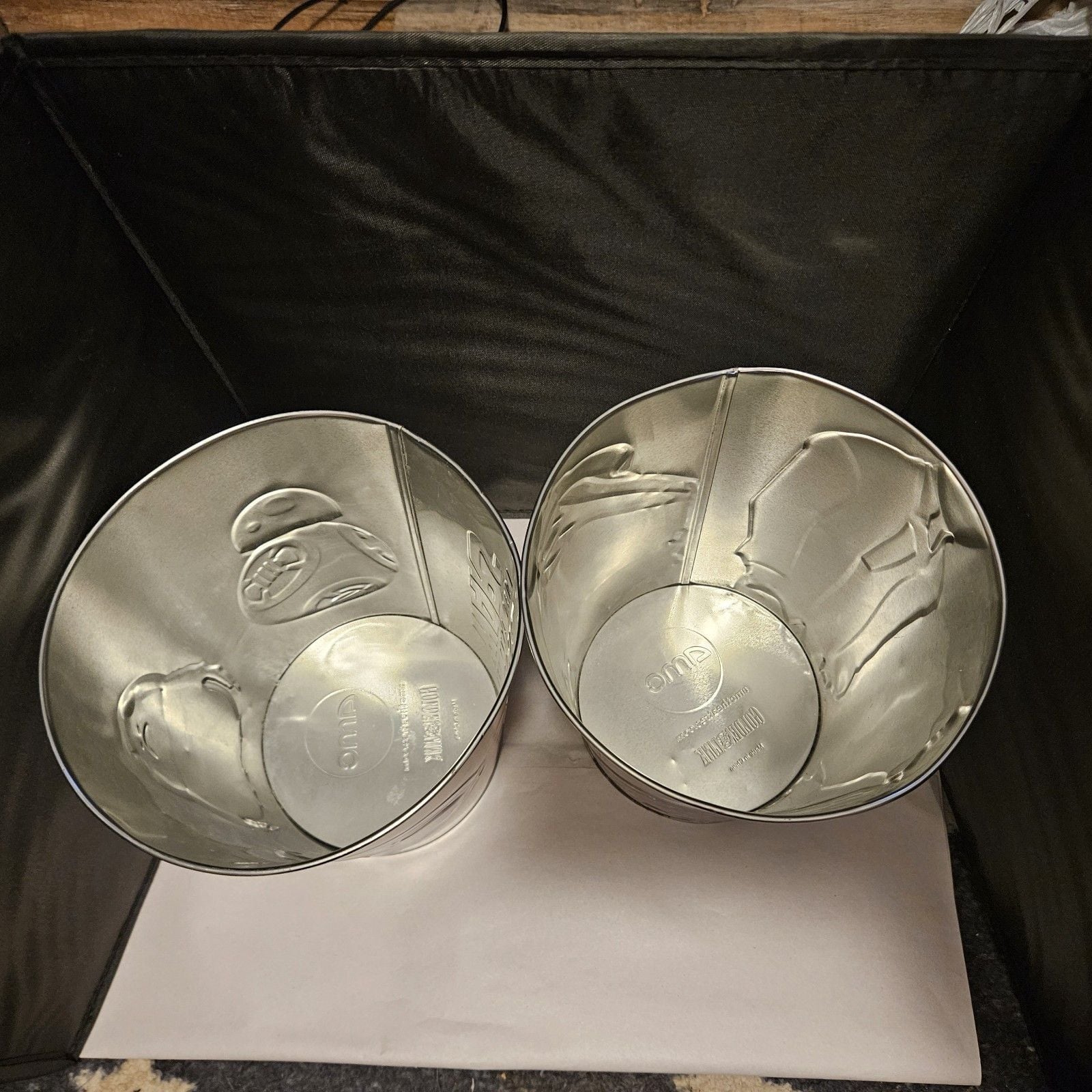 Star Wars The Last Jedi AMC Popcorn Bucket Tin Lot of 2 Opening Day 2017 #1 #2 7