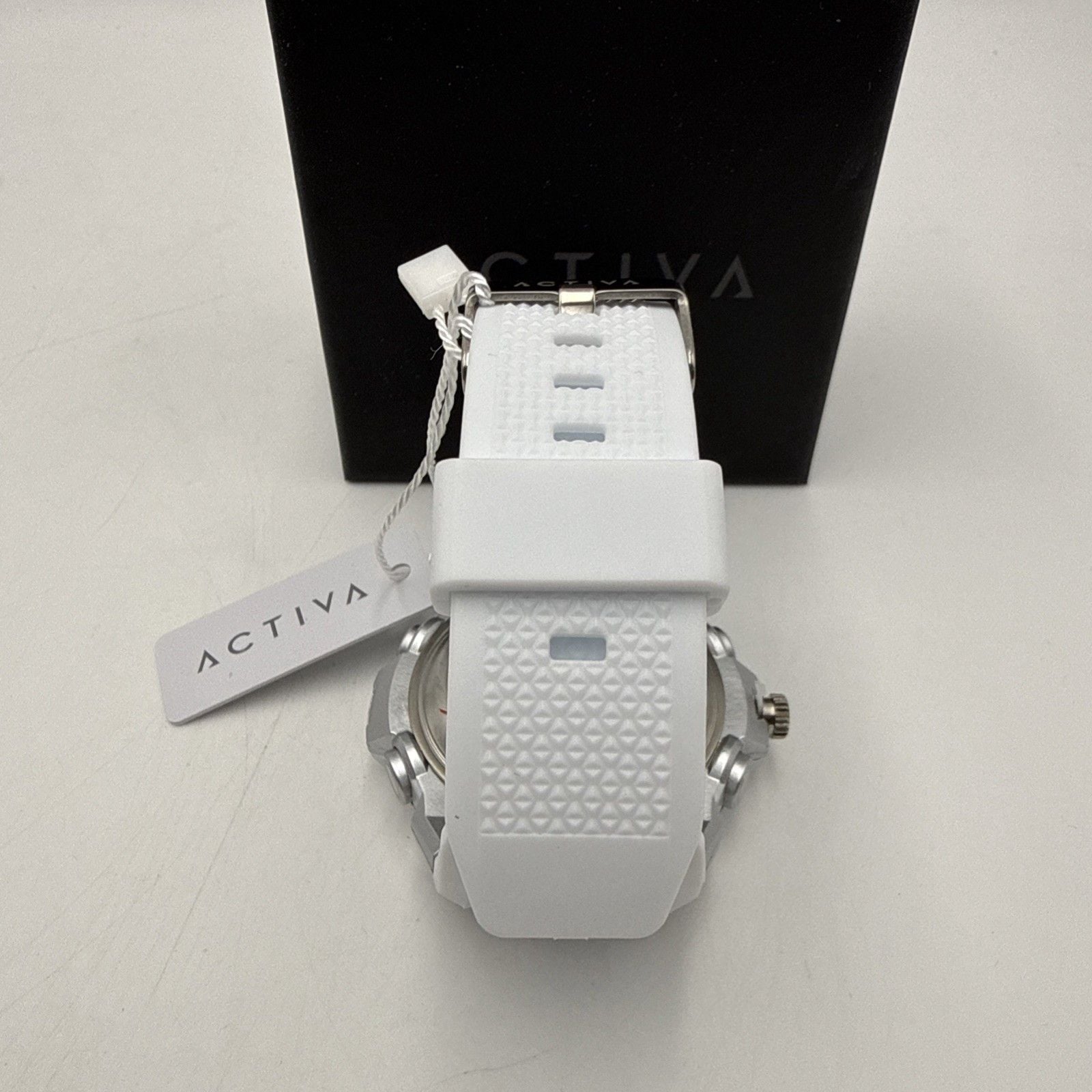 Activa X Invicta Men’s 55mm Analog Digital White Strap Watch ACW8092-004 NIB 9