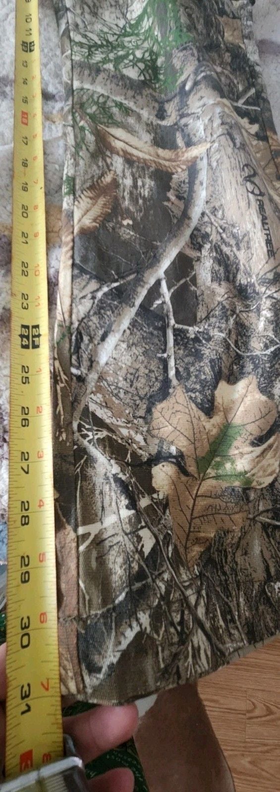 Realtree Edge Camo Hunting Pants Cargo Pockets Polyester Unisex Adult M 8