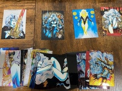 Lady Death Chromium Cards Series 1 1994 Chaos Comics Krome Complete Set 3