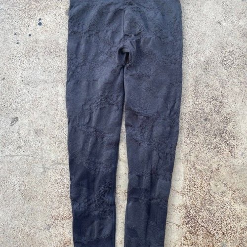 Gymshark Black High Waisted Textured Leggings 5