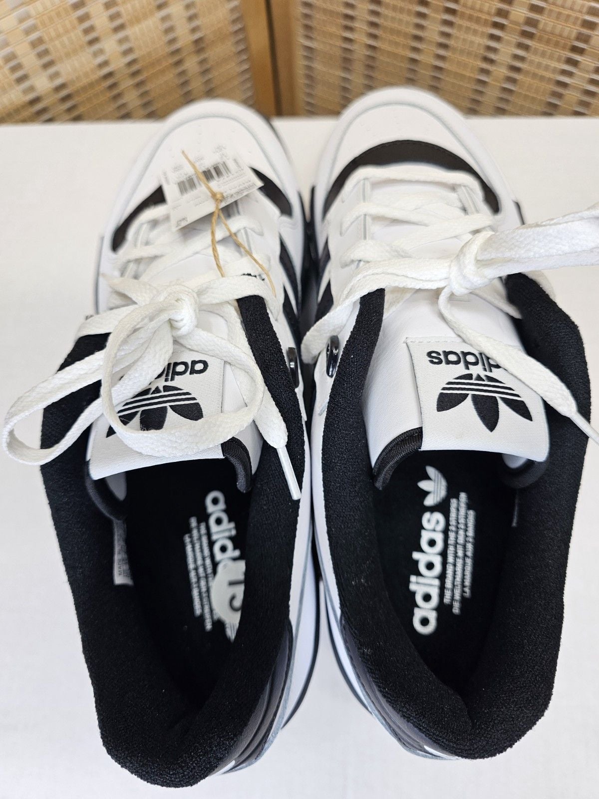 adidas Originals Rivalry Low IG1474 Men's 12.5 White Black Sneakers NWT 10